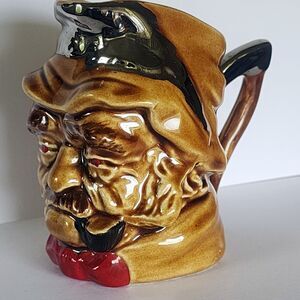 1976 Old Gaffer Nelson Pottery England Mini Stein Mug Toby Jug 3 1/2" High